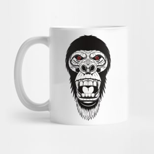 Angry Gorilla Head Mug